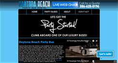 Desktop Screenshot of daytonabeachpartybusrental.com